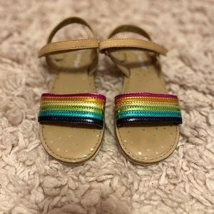 Cat and Jack Rainbow sandals